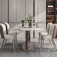 Modern Sintered Stone and Metal Dining Set Rectangle 1/2/5/7 Pieces Dining Table Set
