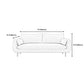 Contemporary Fabric Loose Back Sofa 31.5"High Pillow Top Arm Sofa for Apartment Clearhalo 'furn' 'furn_sofas' 'Furniture' 'furniture_sofas' 'kitchen' 'kitchen_sofas' 'Living Room Furniture' 'Sofa' 'sofas' 1200x1200_326270e7-1229-4ec6-8612-14ddc27ab421