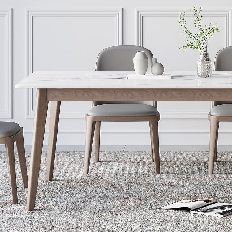 4本の脚のあるレストラン長方形のテーブルのための中世のモダンな焼結さた石のトップテーブル