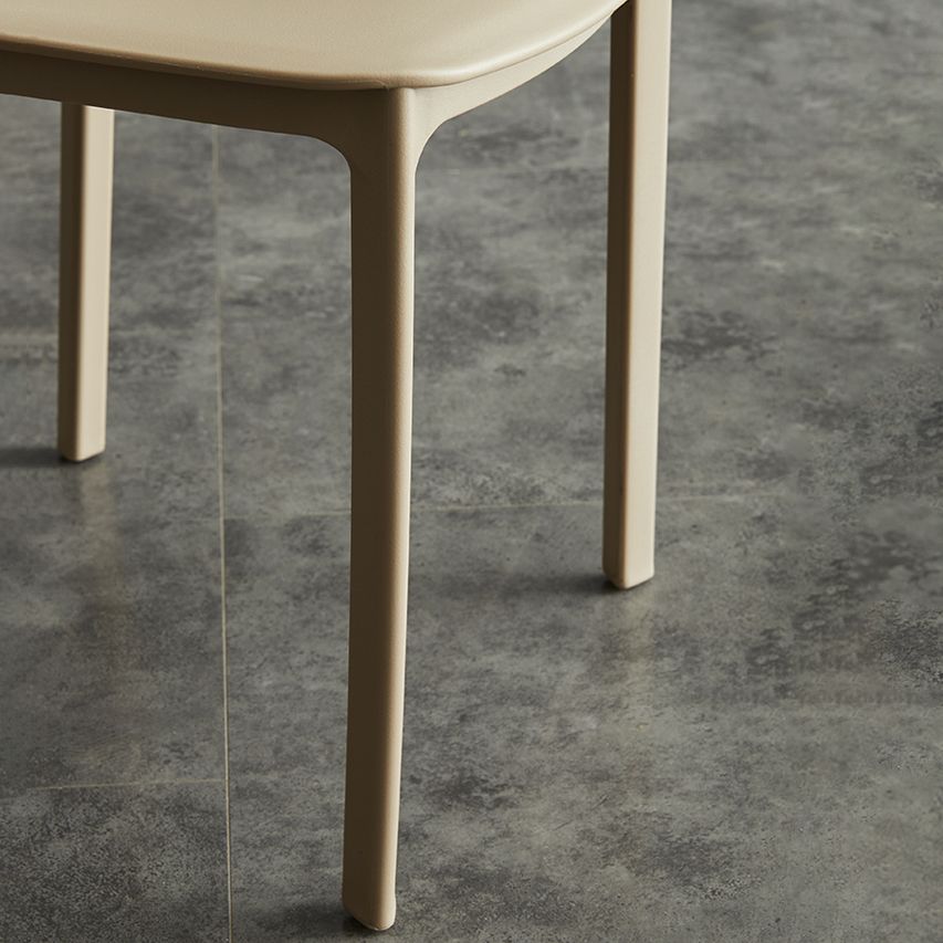 Minimalist Opening Back Dining Side Chair Kitchen Plastic Dining Side Chair Clearhalo ' kitchen&dining_furn' 'Dining Chairs' 'Dining Tables & Seating' 'dining_chair' 'furn' 'furn_dining_chair' 'Furniture' 'furniture_dining_chair' 'Kitchen & Dining Furniture' 'kitchen' 1200x1200_3265ce29-7509-45db-b838-20b839f33341