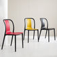 Scandinavian Armless Dining Chairs Plastic Slat Back Side Chairs with Black Legs Clearhalo ' kitchen&dining_furn' 'Dining Chairs' 'Dining Tables & Seating' 'dining_chair' 'Furniture' 'furniture_dining_chair' 'Kitchen & Dining Furniture' 'kitchen' 1200x1200_3267cd45-1b8c-4212-83b2-4b8fd912c245
