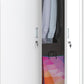 Contemporary Metal Wardrobe Freestanding Wardrobe Closet with Locks