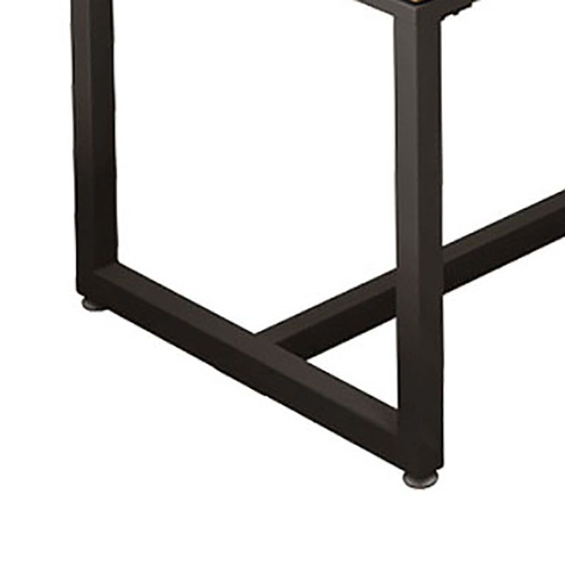 Pine Wood Top Dining Table Industrial Rectangle Table with Trestle Base Clearhalo 'Dining Tables & Seating' 'Dining Tables' 'dining_table' 'furn' 'furn_dining_table' 'Furniture' 'Kitchen & Dining Furniture' 1200x1200_3268f7af-cd99-46a2-aa4d-c73c71210618