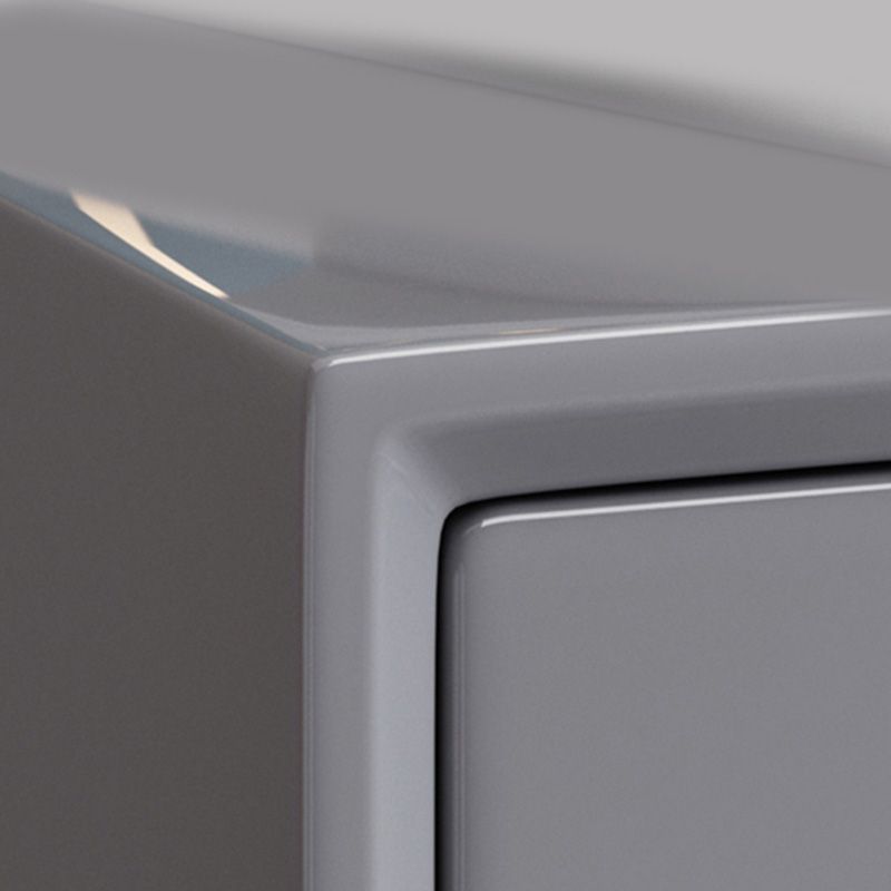 Table de nuit en bois massif contemporain 18,5 "de haut table de nuit avec 2 tiroirs