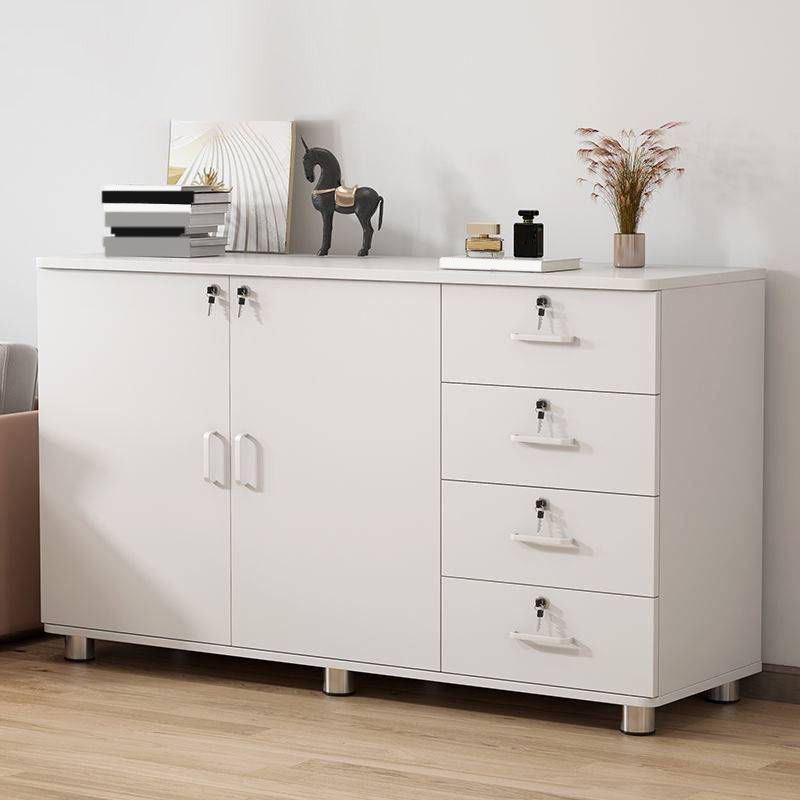 Nordic Style Cabinet Wood with Lock and Storage Lateral File Cabinet Clearhalo 'Filing Cabinets' 'filling_cabinets' 'furn' 'furn_filling_cabinets' 'Furniture' 'Office Furniture' 1200x1200_326ae217-a715-4b38-ac4e-bbeb9189c01a