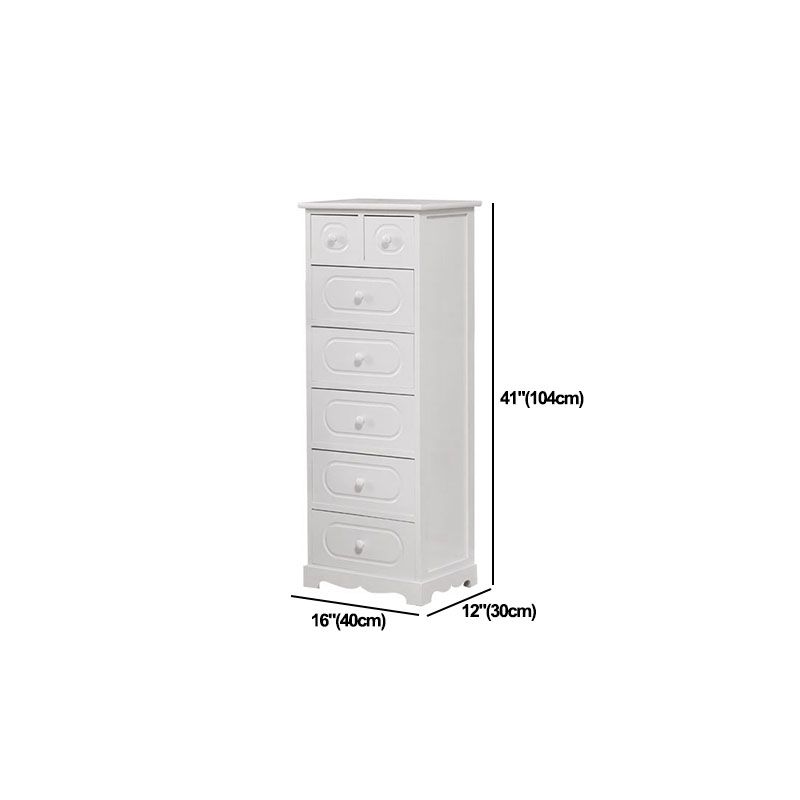 12" W Solid Wood Lingerie Chest Vertical Storage Chest with Drawers Clearhalo 'Bedroom Furniture' 'Dressers & Chests' 'dressers_chests' 'furn' 'furn_dressers_chests' 'Furniture' 1200x1200_326c5045-fefd-474b-81f3-8c07a0872c15