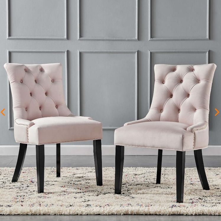 Traditional Upholstered Home Side Chair Parsons Matte Finish Dining Chair with Black Legs Clearhalo ' kitchen&dining_furn' 'Dining Chairs' 'Dining Tables & Seating' 'dining_chair' 'furn' 'furn_dining_chair' 'Furniture' 'furniture_dining_chair' 'Kitchen & Dining Furniture' 'kitchen' 1200x1200_326c8582-ae2a-42b6-9206-3b2c5aa2be2a