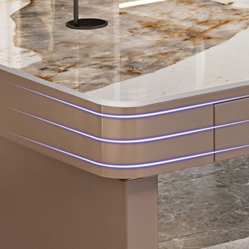 Moderne stijl Office Desk rechthoekige vorm Taakbureau met 2-benen voor kantoor