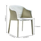 Minimalist Kitchen Dining Arm Chair Solid Back PU Leather Dining Arm Chair Clearhalo ' kitchen&dining_furn' 'Dining Chairs' 'Dining Tables & Seating' 'dining_chair' 'furn' 'furn_dining_chair' 'Furniture' 'furniture_dining_chair' 'Kitchen & Dining Furniture' 'kitchen' 1200x1200_326d5130-1319-4219-9af2-5220f9b53af6