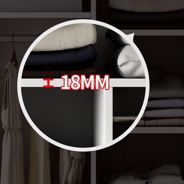 Witte kleur houten garderobe eigentijdse stijl garderobe kast met lade