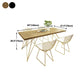 Luxury Style Dining Table Rectangle Dinette Table for Home Kitchen Clearhalo 'Dining Tables & Seating' 'Dining Tables' 'dining_table' 'furn' 'furn_dining_table' 'Furniture' 'Kitchen & Dining Furniture' 1200x1200_326fce1b-1d9f-48fc-9546-9e47799c5c48