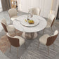 Modern Style 1/3/4/5/7/9 Pieces Dining Sintered Stone Dining Table Set with Metal Legs Clearhalo 'Dining Room Sets' 'Dining Tables & Seating' 'dining_room_set' 'furn' 'furn_dining_room_set' 'Furniture' 'furniture_dining_room_set' 'Kitchen & Dining Furniture' 'kitchen&dining_furn' 'kitchen' 1200x1200_3272fe6d-d141-4a5c-b606-440d990ab6f5