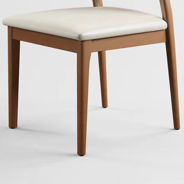 Zeitgenössischer Holzstuhl offener Küche Essnetzstuhl für Esszimmer