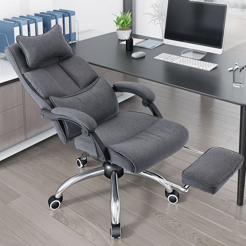 Sedia da scivolo moderna armi imbottiti nessuna sedia ergonomica angosciante con ruote