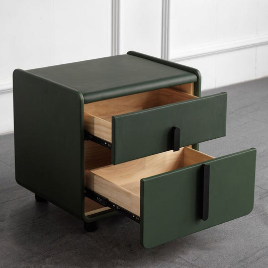 Mobile moderno comodino da letto in legno massiccio con cassetti