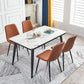 Modern Style Kitchen Chairs Dining Armless Chair with Metal Legs Clearhalo ' kitchen&dining_furn' 'Dining Chairs' 'Dining Tables & Seating' 'dining_chair' 'Furniture' 'furniture_dining_chair' 'Kitchen & Dining Furniture' 'kitchen' 1200x1200_327ad6e9-5037-4f9a-b01d-93d9f84d31c6