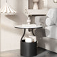 Cabinet de chevet de rangement ouvert contemporain Stone Accent Table Table table de nuit pour chambre à coucher