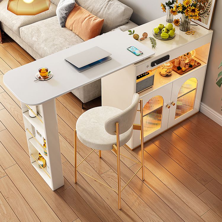 Set da pranzo multiuso moderno con piano in pietra sinterizzata da 1/2/3 pezzi per la casa