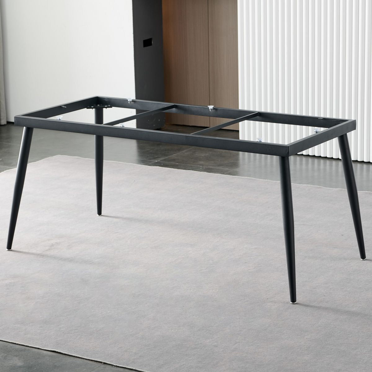 Contemporary Rectangle 4-foot Home Furniture Stone Dining Room Collection Clearhalo ' dining_table' 'Dining Tables & Seating' 'Dining Tables' 'furn' 'furn_dining_table' 'Furniture' 'furniture_dining_table' 'Kitchen & Dining Furniture' 'kitchen&dining_furn' 'kitchen' 'kitchen_dining_table' 1200x1200_32829a94-f887-4a24-8fbb-ce1c292f5ce4