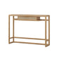 1 Drawer Console Table Solid Wood 34.65-inch Tall Accent Table