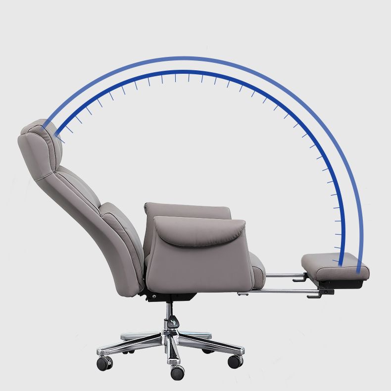 Contemporary Adjustable Faux Leather Chair Executive High Back Swivel Chair Clearhalo 'furn' 'furn_office_chair' 'Furniture' 'Office Chairs' 'Office Furniture' 'office_chair' 1200x1200_328610ae-087e-4035-81a7-7ac480d8983f