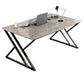 29.25-inch H Industrieel Writing Desk Stone Office Desk voor Home