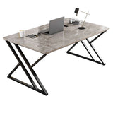 29.25-inch H Industrieel Writing Desk Stone Office Desk voor Home