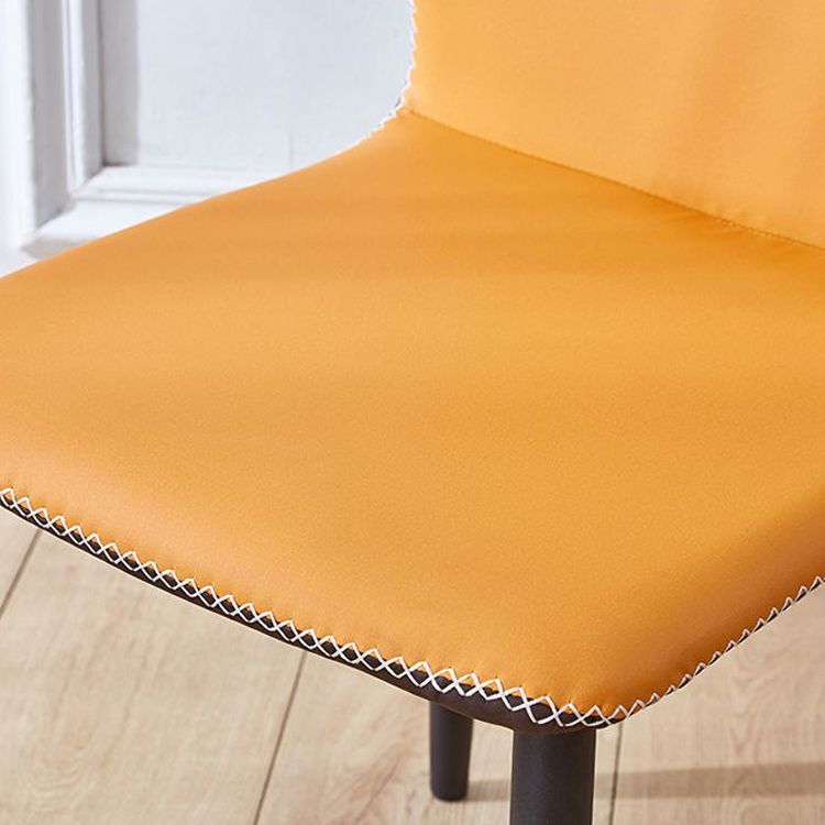 Contemporary Side Chair Metal Wingback Indoor-Outdoor Chairs Clearhalo ' kitchen&dining_furn' 'Dining Chairs' 'Dining Tables & Seating' 'dining_chair' 'furn' 'furn_dining_chair' 'Furniture' 'furniture_dining_chair' 'Kitchen & Dining Furniture' 'kitchen' 1200x1200_3287bcb9-9af1-4f7f-8872-96f79f41aa03