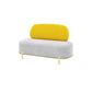 Velvet Armless Sofa 27.55" Wide Standard Sofa for Living Room