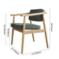 Minimalist Kitchen Solid Wood Dining Arm Chair Opening Back Dining Arm Chair Clearhalo ' kitchen&dining_furn' 'Dining Chairs' 'Dining Tables & Seating' 'dining_chair' 'furn' 'furn_dining_chair' 'Furniture' 'furniture_dining_chair' 'Kitchen & Dining Furniture' 'kitchen' 1200x1200_328bbf02-cae3-41ec-b3f5-c29205de89c1