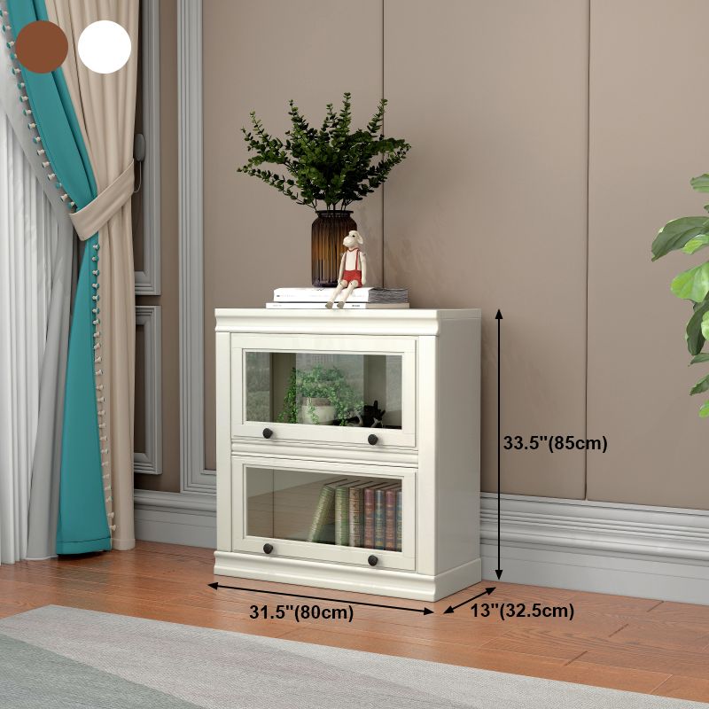 Wooden Barrister Bookcase Modern Closed Back Bookcase for Home Office Clearhalo 'Bookcases' 'Furniture' 'furniture_bookcases' 'kitchen' 'kitchen_bookcases' 'Living Room Furniture' 'Office Furniture' 1200x1200_328e1ec0-519d-4c37-b431-322dc288acba