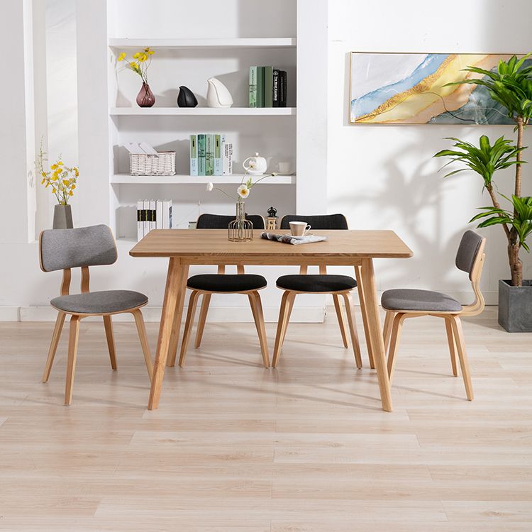 Contemporary Home Side Chair Open Back Upholstered Wood Dining Room Chair Clearhalo ' kitchen&dining_furn' 'Dining Chairs' 'Dining Tables & Seating' 'dining_chair' 'furn' 'furn_dining_chair' 'Furniture' 'furniture_dining_chair' 'Kitchen & Dining Furniture' 'kitchen' 1200x1200_328eb2ca-cabe-4488-ba34-798516c335cb