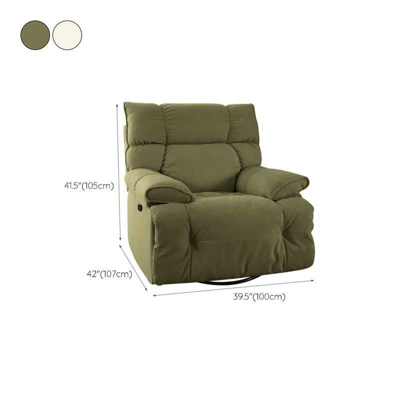 Microsuede Recliner Chair Recliner Swivel Rocker Recliner Chair Solid Color Clearhalo 'Chairs & Seating' 'furn' 'furn_recliners' 'Furniture' 'Living Room Furniture' 'Recliners' 1200x1200_328fad78-f345-4117-9c3e-1cbfd618617a