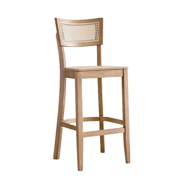 Moderne stijl Bar-Stool houten aanrechtbar kruk met houten benen voor thuis