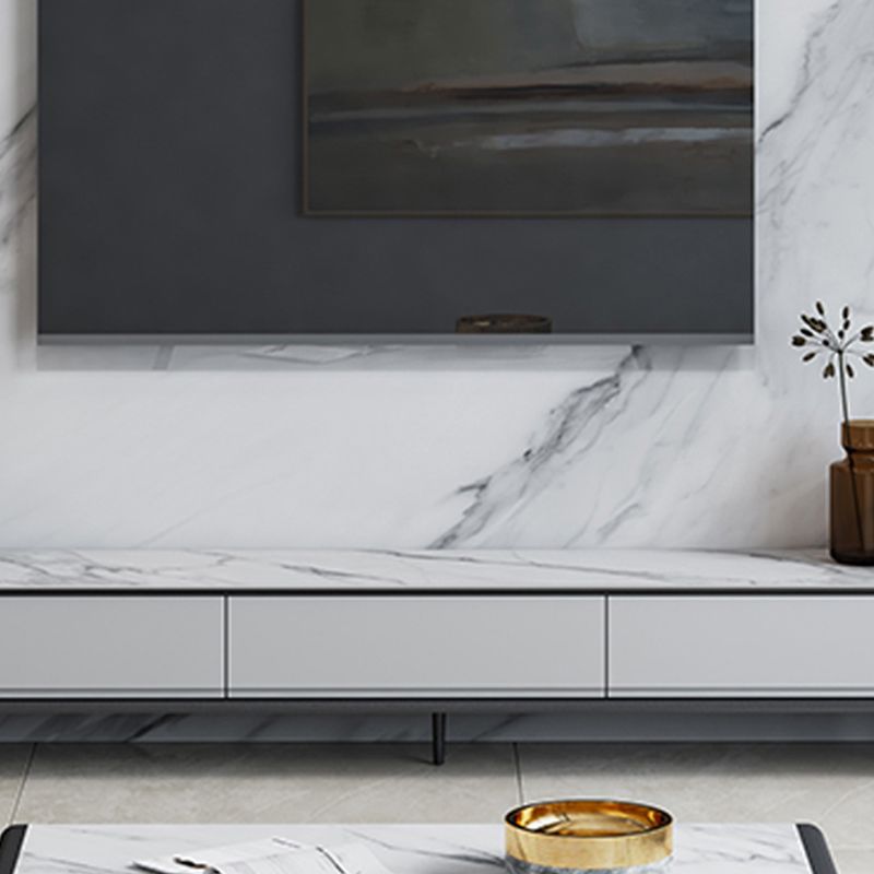 CABINATURA TV in ardesia Stile moderno casa semplice console TV chiusa