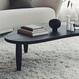 Mesa de café de madera sólida mesa de café de estilo nórdico para sala de estar