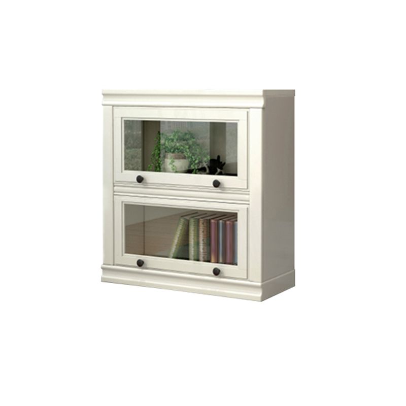 12.80"W Bookcase Contemporary Style Solid Wood Bookshelf for Home Office with Doors Clearhalo 'Bookcases' 'furn' 'furn_bookcases' 'Furniture' 'furniture_bookcases' 'Office Furniture' 1200x1200_32962ebe-a514-4e2a-9c3e-919219f03b67