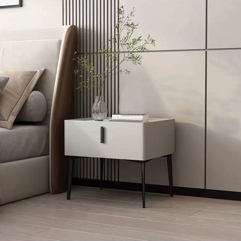 Contemporary Night Table Storage Accent Table Nightstand with 1 Drawer Clearhalo 'Bedroom Furniture' 'furn' 'furn_night_stand' 'Furniture' 'night_stand' 'Nightstands' 1200x1200_3299620b-eb70-41c9-92ef-2a539d545c5d