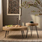 Scandinavian Solid Wood Cocktail Coffee Metal Round Coffee Table Clearhalo 'Coffee & Accent Tables' 'Coffee Tables' 'coffee_tables' 'furn' 'furn_coffee_tables' 'Furniture' 'Living Room Furniture' 1200x1200_329c059a-f103-4fdc-aab6-3d8b609bb1e9