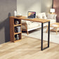 Solid Wood Bar Stool Table Industrial Style Bar Dining Table with Storage Clearhalo 'Bar Furniture' 'Bar Tables' 'bar_tables' 'furn' 'furn_bar_tables' 'Furniture' 'Kitchen & Dining Furniture' 1200x1200_329c574a-f58b-498d-94b2-84950e9a7f01