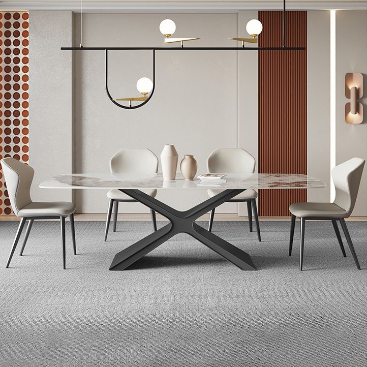 Juego de mesa rectangular contemporáneo, juego de comedor de 1/2/4/5/6/7 piezas para uso doméstico