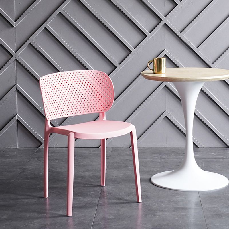 Contemporary Chairs Dining Armless Plastic Open Back Side Chair for Kitchen Clearhalo ' kitchen&dining_furn' 'Dining Chairs' 'Dining Tables & Seating' 'dining_chair' 'furn' 'furn_dining_chair' 'Furniture' 'furniture_dining_chair' 'Kitchen & Dining Furniture' 'kitchen' 1200x1200_32a1ca0c-316b-424c-95fc-f50ab13d4da6