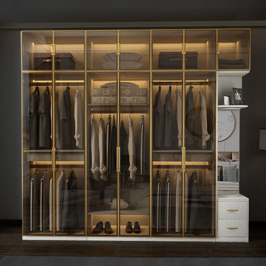 Modern Style Wardrobe White Colour Wooden Wardrobe Closet for Bedroom