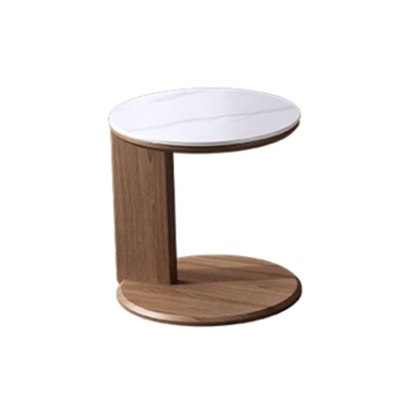 Contemporary Solid Wood Coffee Cocktail Table Slate Round Top Coffee Table Clearhalo 'Coffee & Accent Tables' 'Coffee Tables' 'coffee_tables' 'furn' 'furn_coffee_tables' 'Furniture' 'Living Room Furniture' 1200x1200_32a3b479-a1e5-44ae-a5d7-b01b7d265017