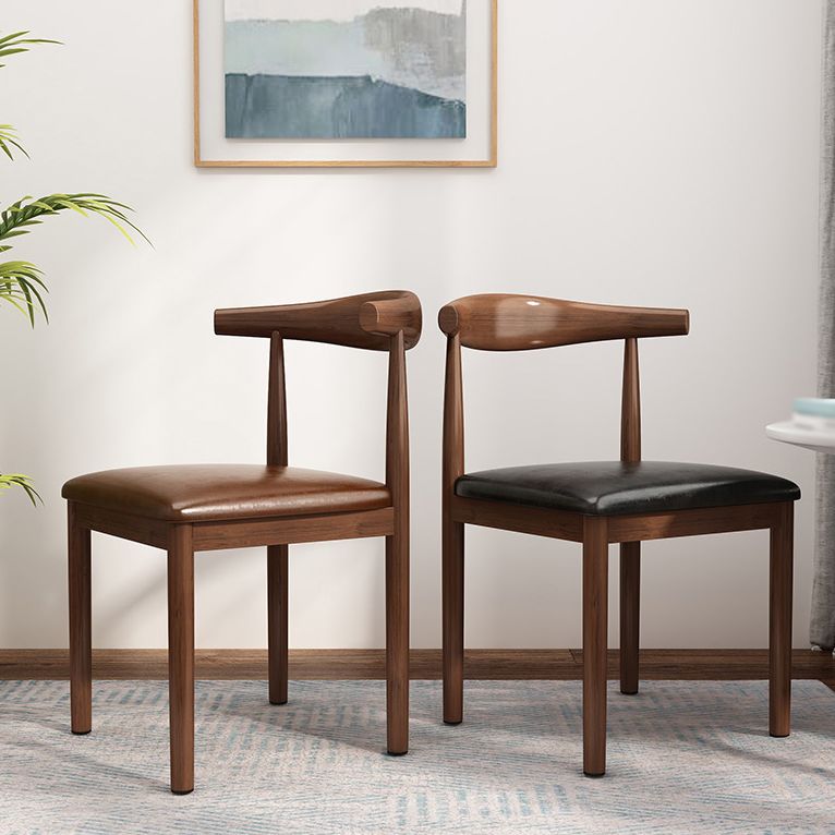 Contemporary Style Metal Chair Kitchen Dining Room Open Back Side Chairs Clearhalo ' kitchen&dining_furn' 'Dining Chairs' 'Dining Tables & Seating' 'dining_chair' 'furn' 'furn_dining_chair' 'Furniture' 'furniture_dining_chair' 'Kitchen & Dining Furniture' 'kitchen' 1200x1200_32a5c148-429f-4c94-a023-88867ea8342f