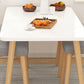 Modern 1/5 Pieces Dining Set Geometry Wood Dining Table for Dining Room Clearhalo 'Dining Room Sets' 'Dining Tables & Seating' 'dining_room_set' 'furn' 'furn_dining_room_set' 'Furniture' 'furniture_dining_room_set' 'Kitchen & Dining Furniture' 'kitchen&dining_furn' 'kitchen' 1200x1200_32a5ce50-8833-4e23-8951-c6ea81e9a917