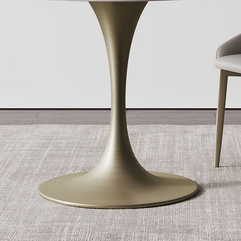 Round Dining Table Traditional Luxury Dining Table with Tulip Base Clearhalo 'Dining Tables & Seating' 'Dining Tables' 'dining_table' 'furn' 'furn_dining_table' 'Furniture' 'Kitchen & Dining Furniture' 1200x1200_32a6fba6-d5cd-4f7f-b35a-9080aa546247
