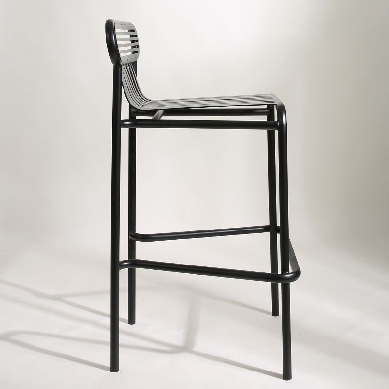 Table de table de bar en fer carrée industrielle 1/2 pièces Table de comptoir avec tabourets hauts métalliques