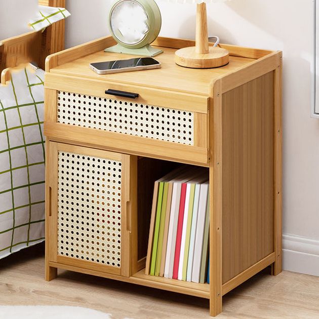 Contemporary Night Table Open Storage Accent Table Nightstand for Home Clearhalo 'Bedroom Furniture' 'furn' 'furn_night_stand' 'Furniture' 'night_stand' 'Nightstands' 1200x1200_32a864b9-56c6-4f28-8166-faa3196e212d