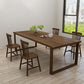 Industrial Medium Wood Furniture 1/4/5 Pcs Standard Height Dining Room Table Set